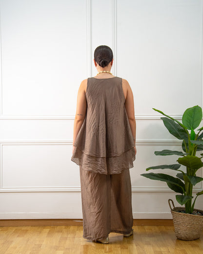CONJUNTO AMALFI MARRÓN