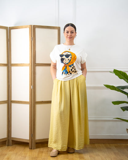 CAMISETA GLASSES BLANCO