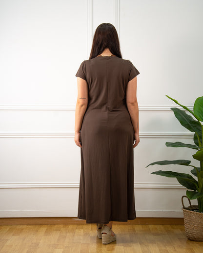 VESTIDO VENEZIA MARRÓN