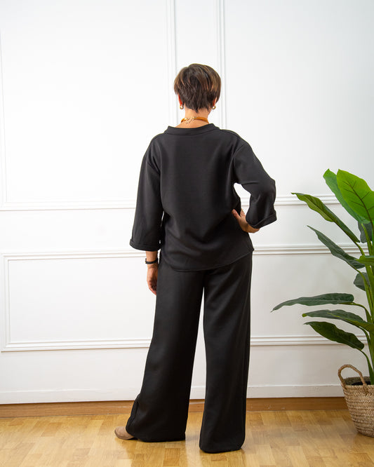 PANTALÓN CHANDALL NEGRO