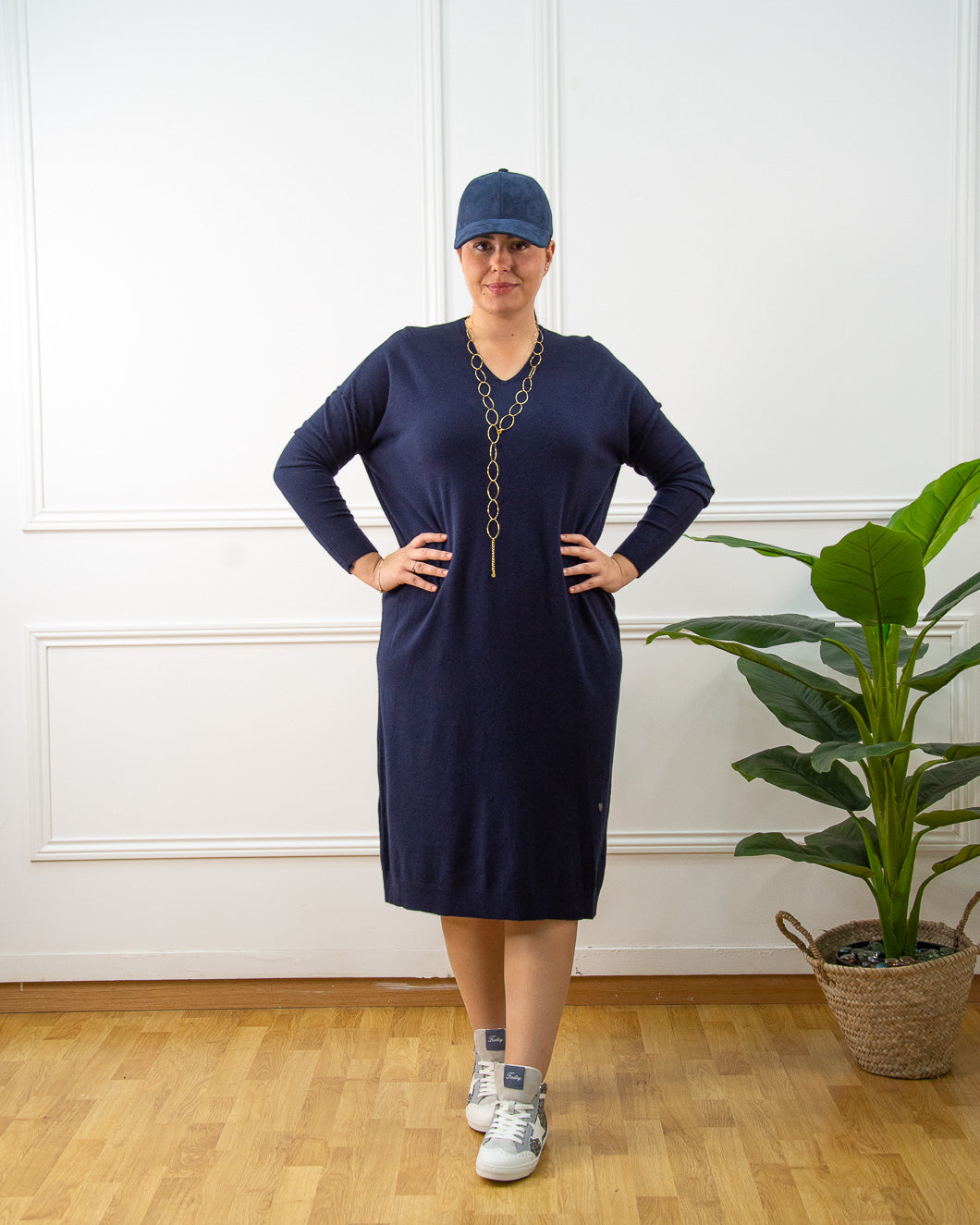 VESTIDO CLOE AZUL MARINO