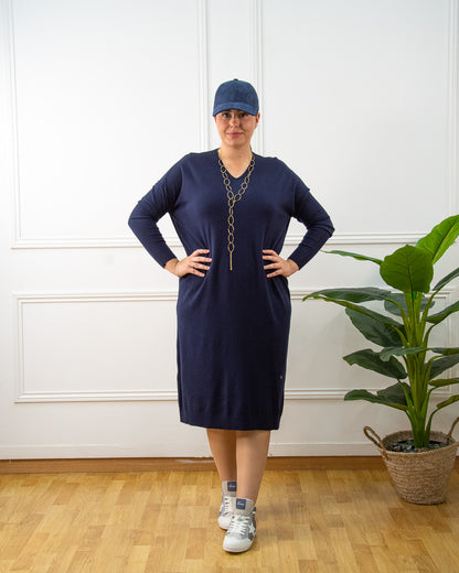 VESTIDO CLOE AZUL MARINO