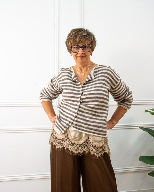 CHAQUETA NIZA TAUPE