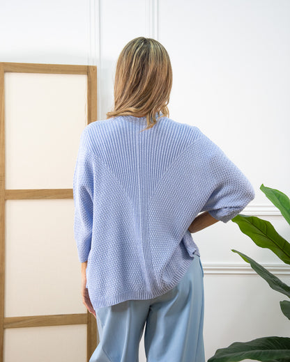 CHAQUETA VIOLETA AZUL