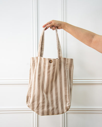 BOLSA RAYAS CAMEL