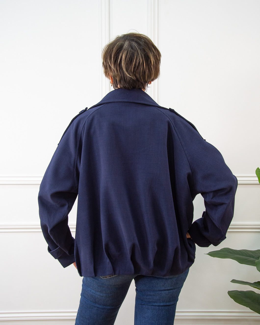 BOMBER AZUL MARINO