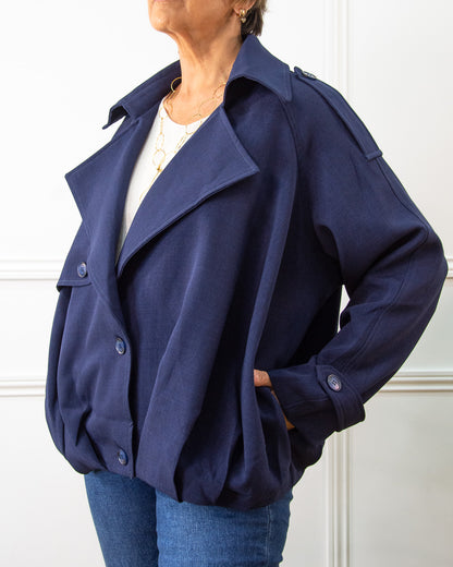BOMBER AZUL MARINO