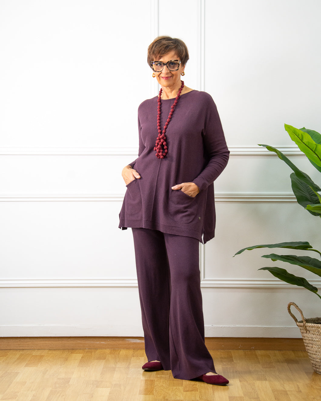 JERSEY CLOE BERENJENA