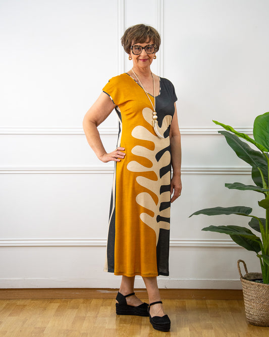 VESTIDO HOJA