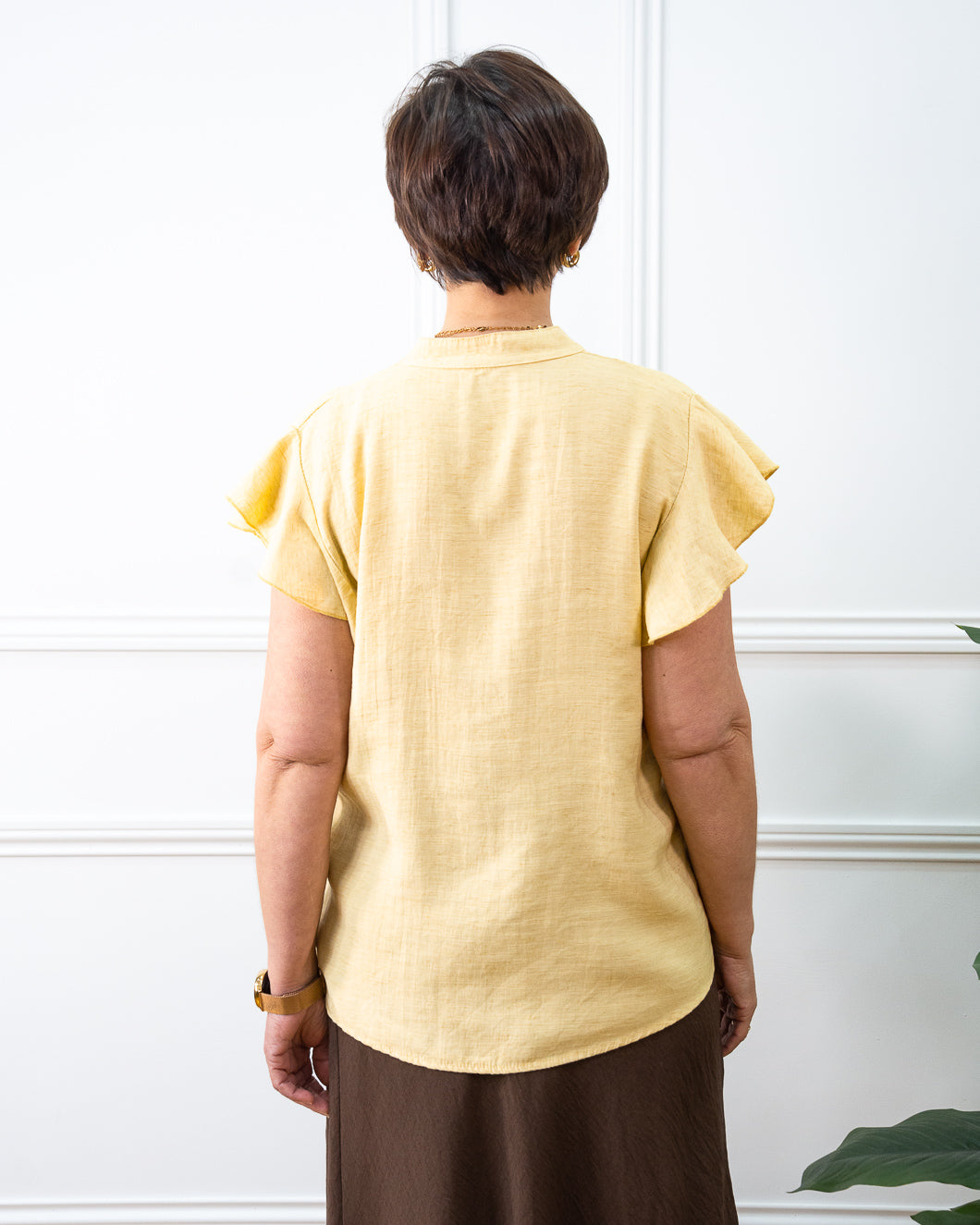 BLUSA NOA MOSTAZA