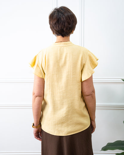 BLUSA NOA MOSTAZA