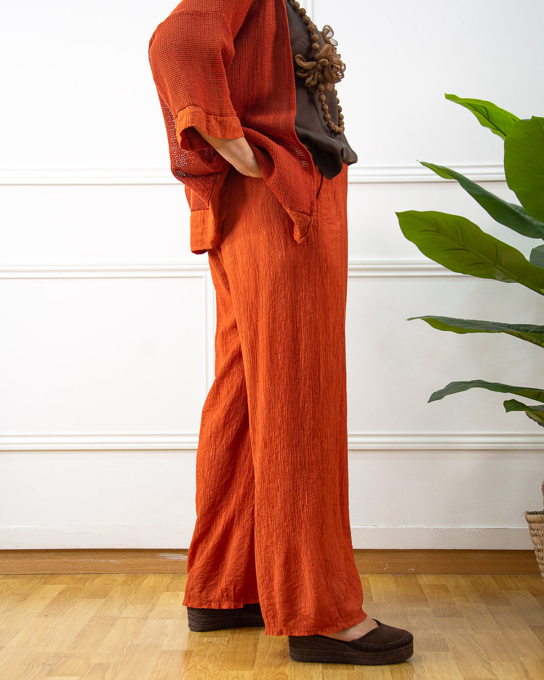 PANTALÓN BAMBULA TEJA