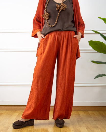 PANTALÓN BAMBULA TEJA