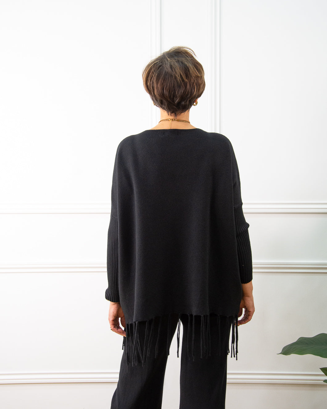 JERSEY OVER FLECOS NEGRO