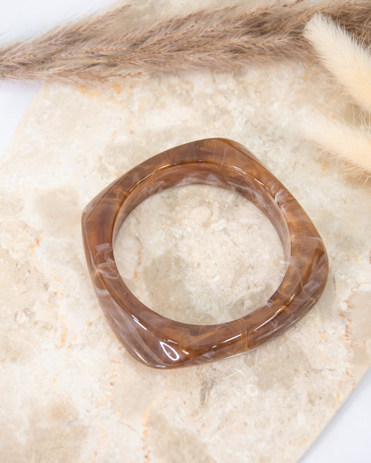 BRAZALETE ROMA MARRÓN