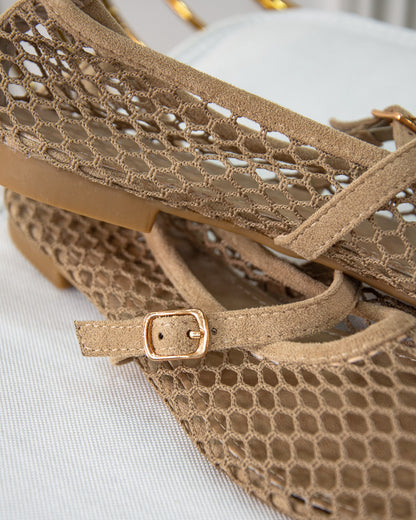 MERCEDITAS REJILLA CAMEL