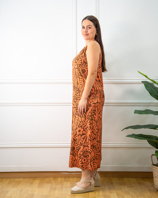 VESTIDO SOL MARRÓN