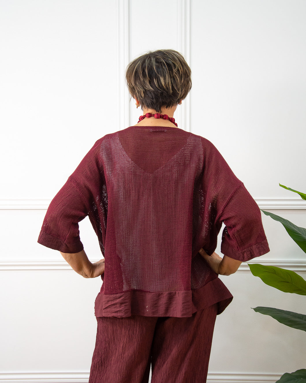 CHAQUETA RED GRANATE