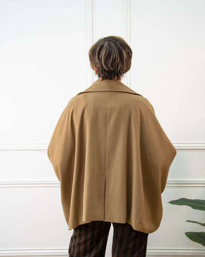 GABARDINA CORTA CAMEL