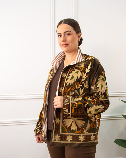 CHAQUETA SUZANI MARRÓN