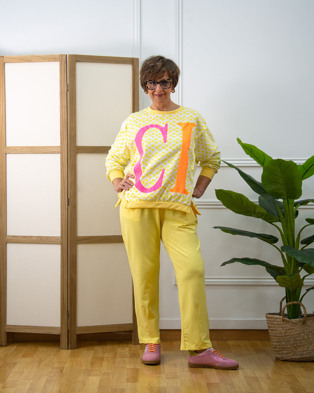 PANTALÓN CONFORT AMARILLO