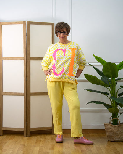 PANTALÓN CONFORT AMARILLO