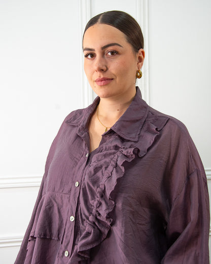 BLUSA SIENA BERENJENA