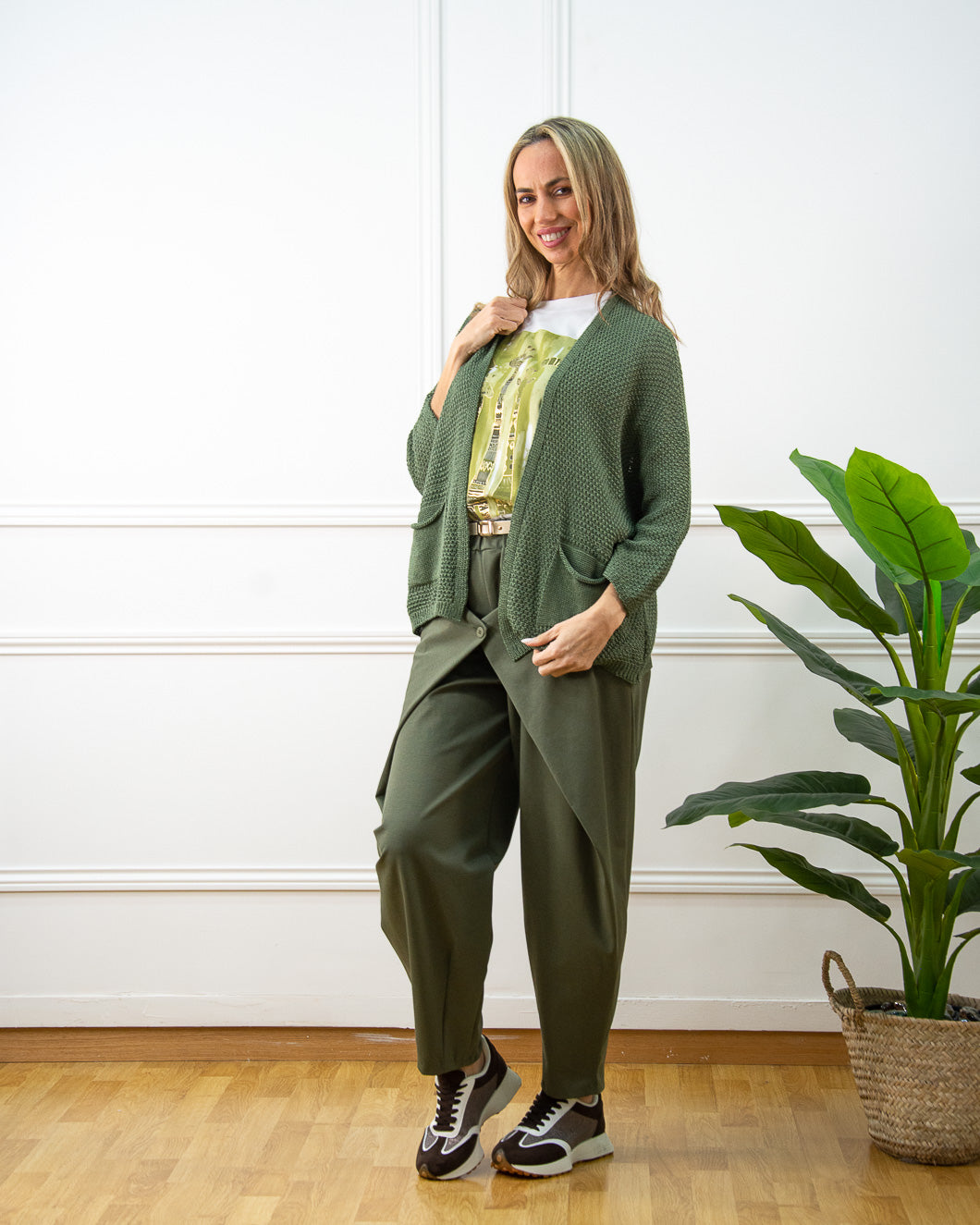 CHAQUETA VIOLETA KAKI
