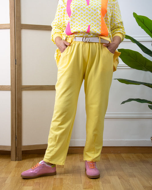 PANTALÓN CONFORT AMARILLO