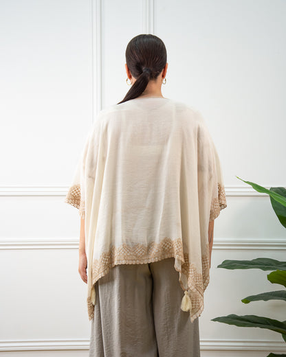 KIMONO BORDADO CORTO ARENA