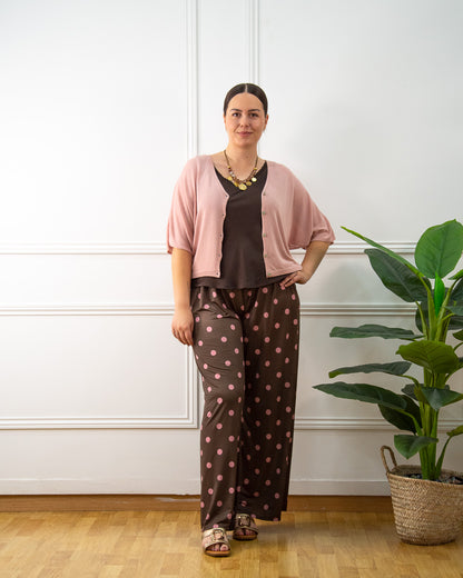 CHAQUETA BOTONES ROSA