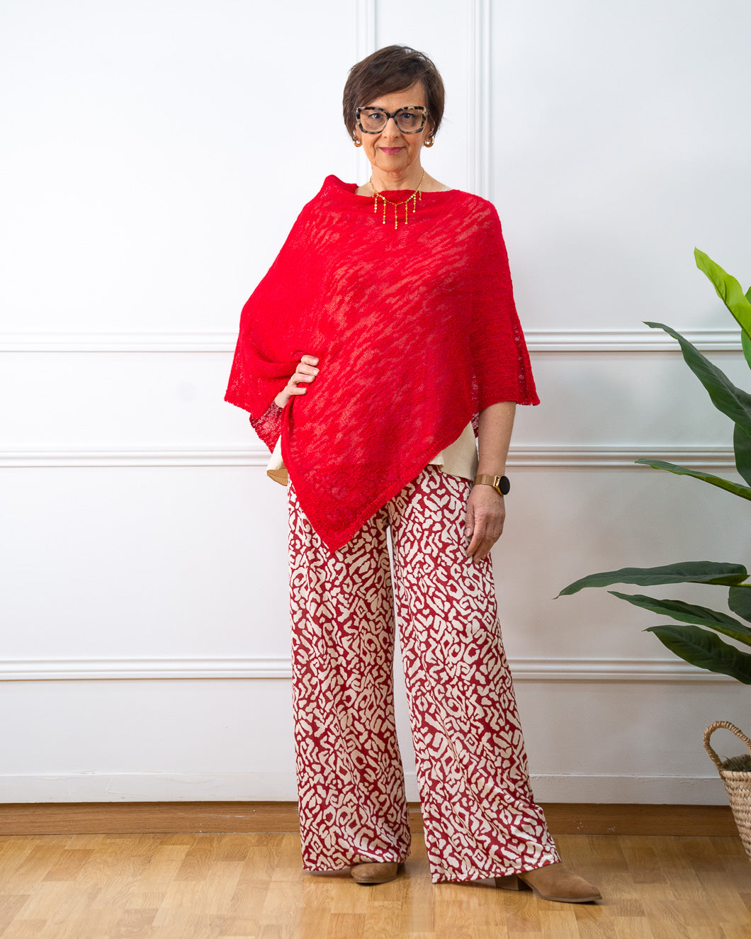PONCHO SUMMER ROJO