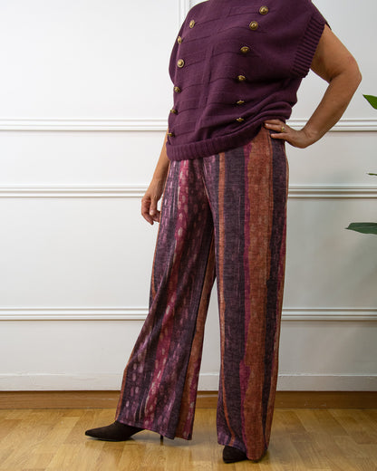 PANTALÓN CELINE BERENJENA