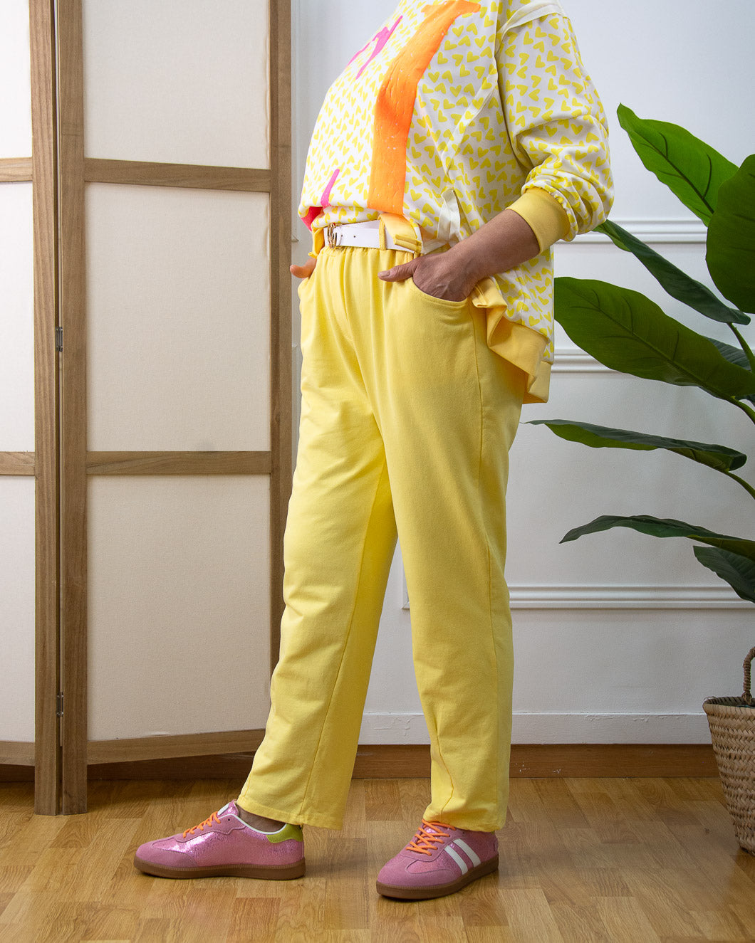 PANTALÓN CONFORT AMARILLO