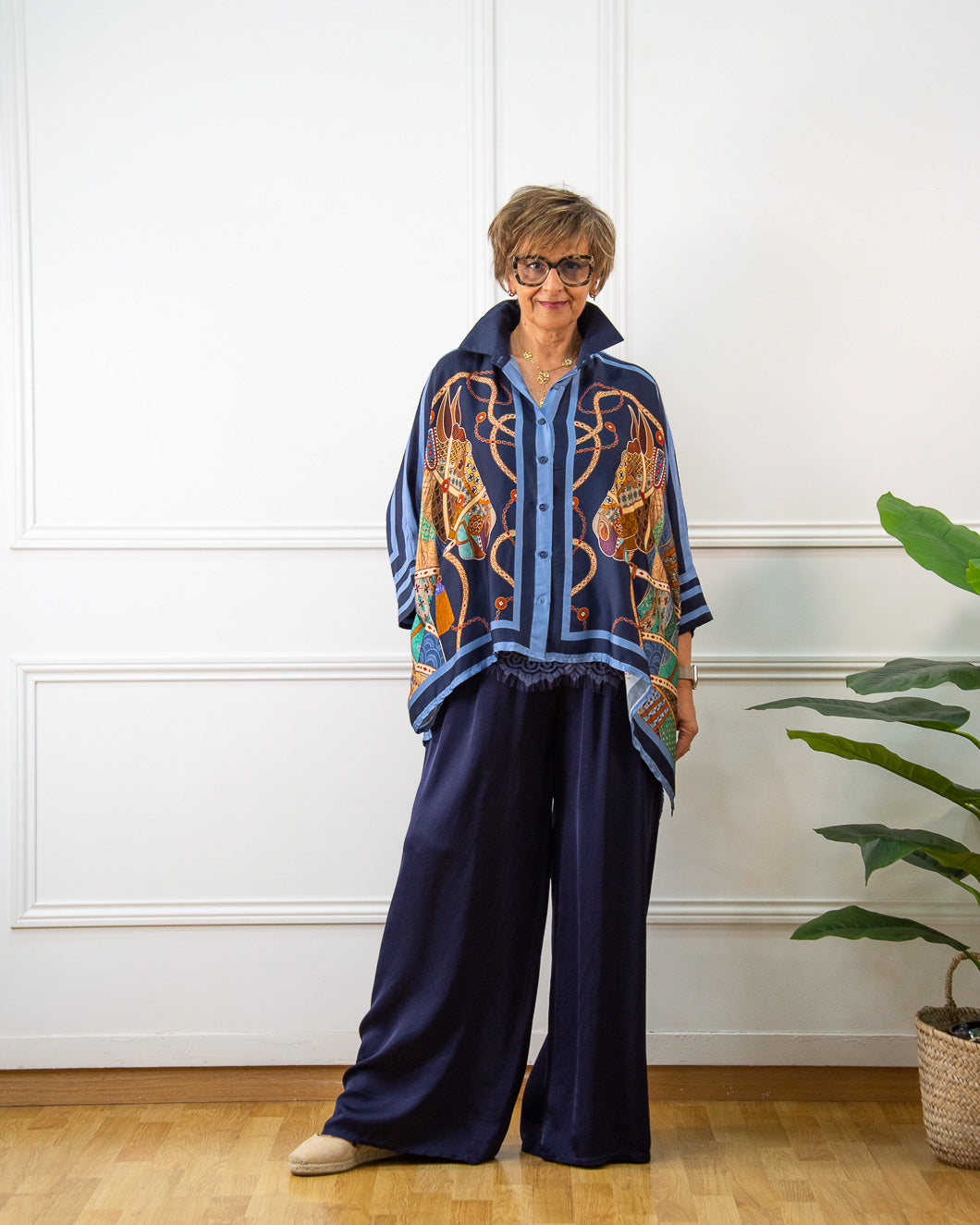 BLUSA CABALLO AZUL