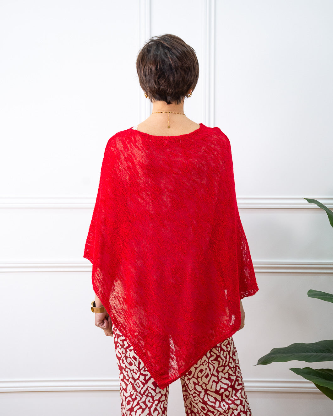 PONCHO SUMMER ROJO