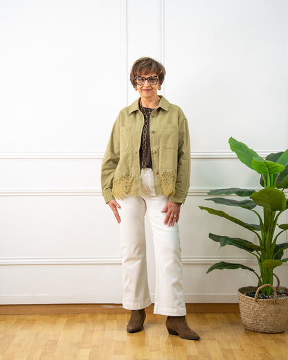 CHAQUETA KIARA VERDE KAKI