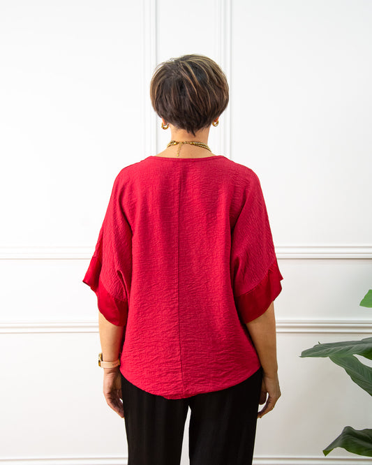 BLUSA JAPAN ROJO