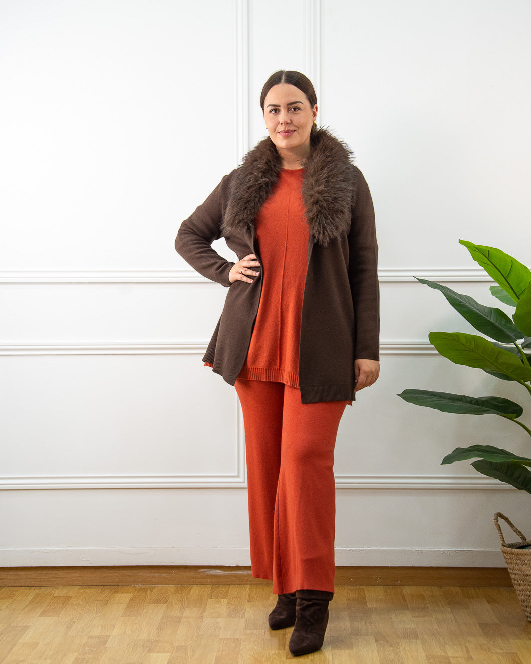 CHAQUETA CAPRI MARRÓN
