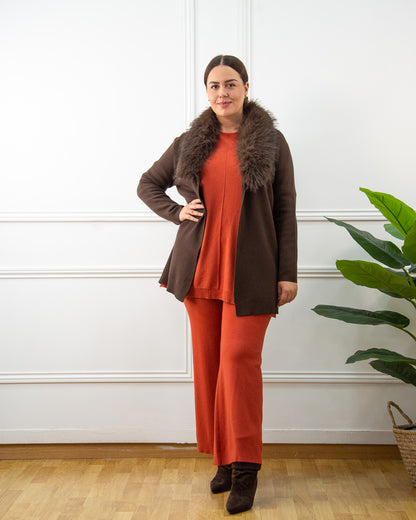 CHAQUETA CAPRI MARRÓN