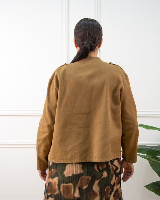 CHAQUETA NAPOLEÓNICA CAMEL