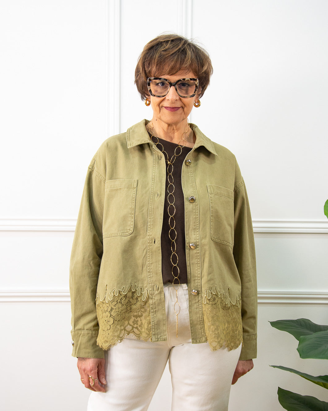 CHAQUETA KIARA VERDE KAKI