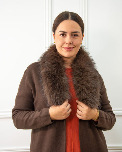 CHAQUETA CAPRI MARRÓN