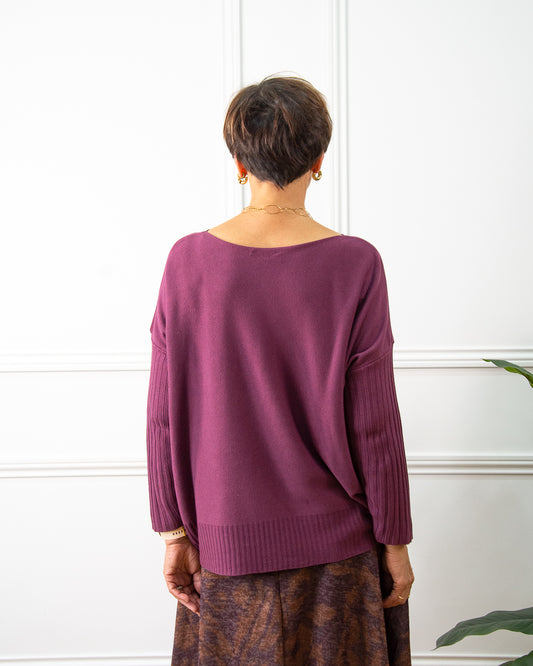 JERSEY PENNY BERENJENA