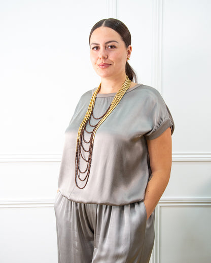 COLLAR KENIA MARRÓN