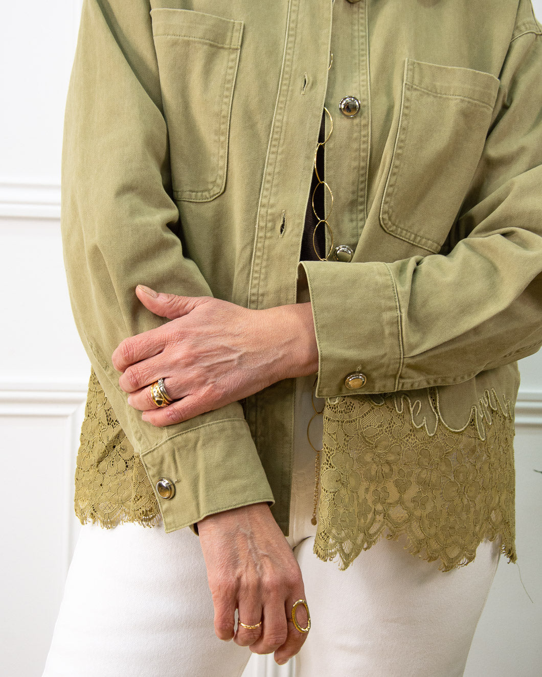 CHAQUETA KIARA VERDE KAKI