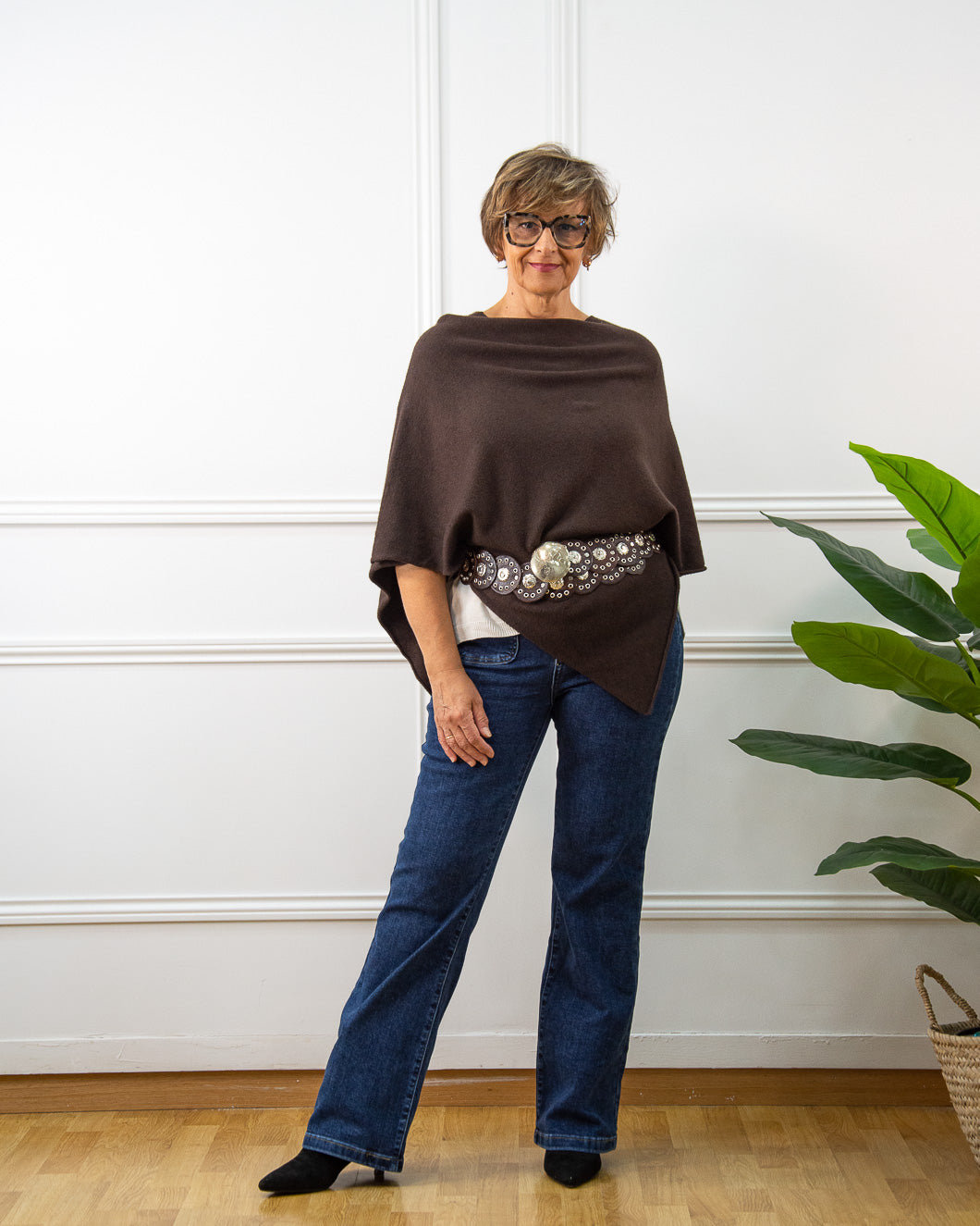 PONCHO KIKA MARRÓN