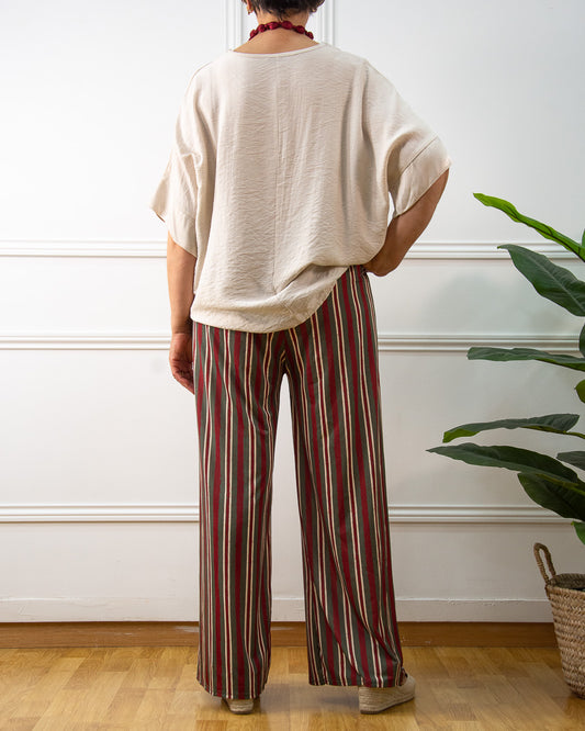 PANTALÓN IRIA GRANATE