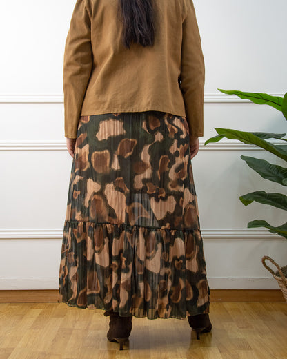 FALDA BOHO VERDE