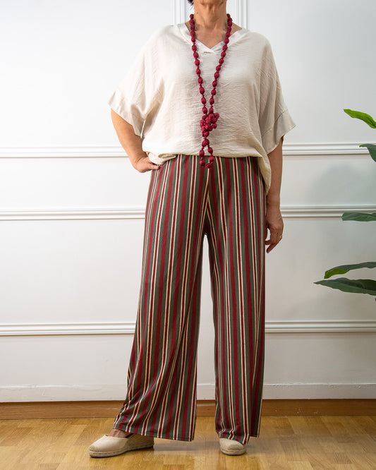PANTALÓN IRIA GRANATE